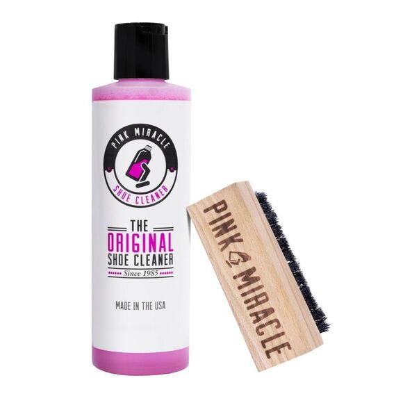 Pink Miracle Shoe Cleaner Kit - Bottle & Brush - 8 fl oz / 237 ml - Picture 1 of 3